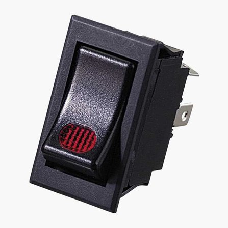 Strömbrytare kontrollampa 12 V 20 A