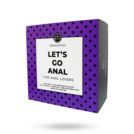 Let’s Go Anal Pleasure Box for Anal Lovers - Vuxen.se - Analleksaker i set, butt plug trainer, anal kit