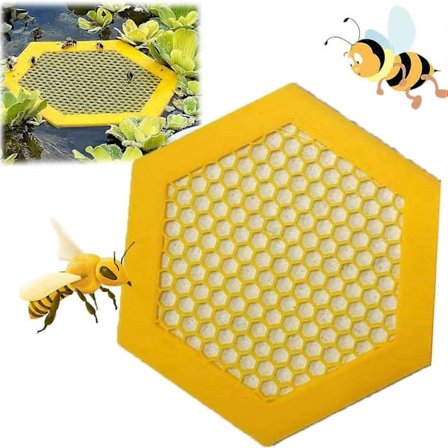 3D-printad flytande bi-ö, bivattnare, tryckt flytande bi-ö, bivattnare och fjärilsvattenstationer, praktiska bivattenkoppar för trädgården