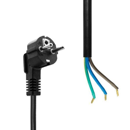 MicroConnect Schuko Open End power cord