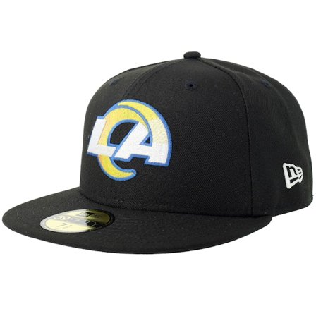 New Era - NFL Noir fitted Casquette - Hatstore Exclusive x Los Angeles Rams 59FIFTY Black Fitted @ Hatstore