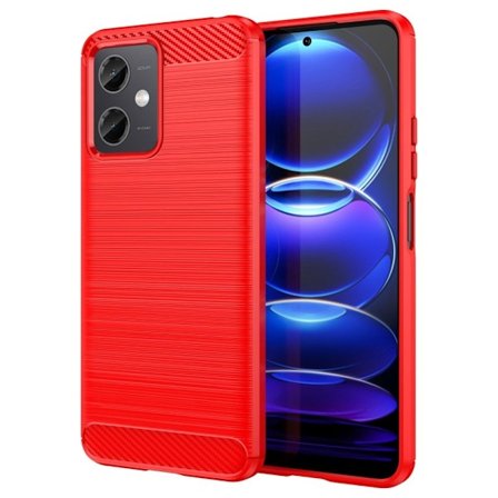 Carbon Flex Xiaomi Redmi Note 12 skal - Röd