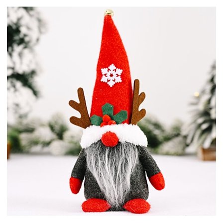 Andre juledekorationer, julegnom-pynt, julemænd, julepynt, julepynt, plysdukker(trædukke til mænd)