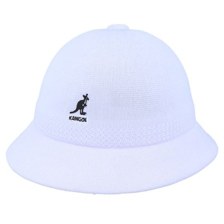 Kangol - Vit bucket Hatt - Tropic Ventair Snipe White Bucket @ Hatstore