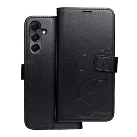 Galaxy A16 5G Plånboksfodral Mezzo - Teddy Bear Svart