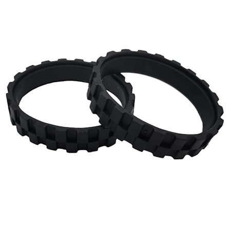 2 stk. robotstøvsugerhjuldekk feiemaskin dekk utskiftbar del