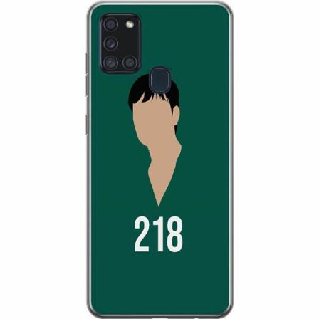 Samsung Galaxy A21s Genomskinligt Skal Squid Game