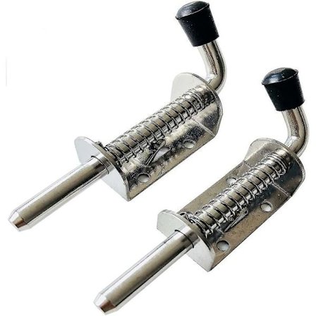 Fjäderlås, skiljelås, rostfritt och hållbart, lämpligt för garage, grindar, trädgårdsgrindar