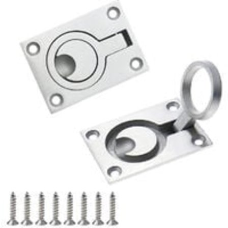 Nostokahva, ruostumaton teräs, merikäyttöön sopiva veneen uppoasennettava luukku