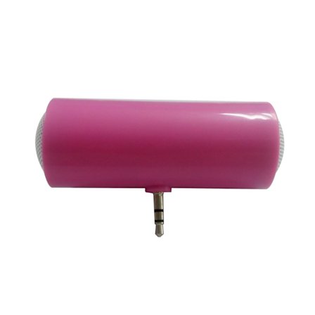 Sød firkantet højttaler med 3,5 mm jack-lydhøjttaler, kablet - Højttaler, bærbar højttaler, gave til venner - Bedste venner, 8 farver