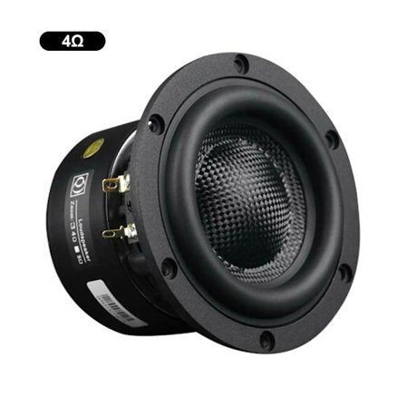 1kpl 4 tuuman subwoofer-kaiutin 4 8 Ohm 80W HiFi-äänikaiutin lasikuitukartio matalataajuus kotiteatterikaiutin