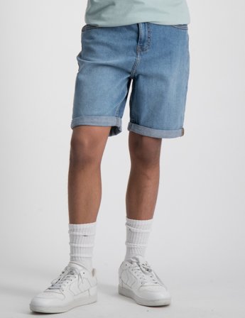 Lee West 5 Pocket Short Blau Shorts Jungen - Kids Brand Store