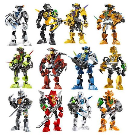 [LCS] Star Warrior Bionicle Robot Byggsats, Hero Factory Action Figur Modell Leksak 1 st