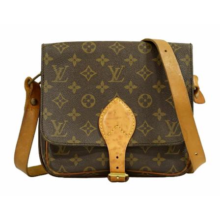 Louis Vuitton Vintage, Pre -owned Cartouchiere Bruin, Dames, Maat:ONE Size