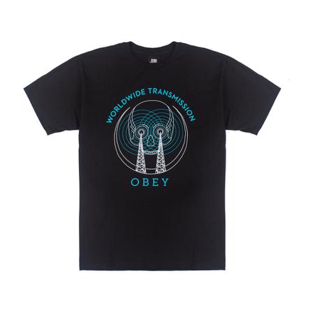 Obey - T-shirts - Svart - Herr - Storlek: L, Herr, Storlek: L
