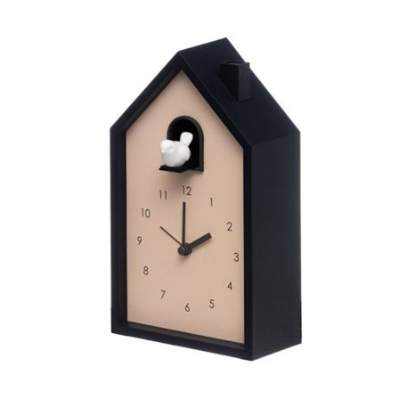 Väckarklocka Gök - Svart