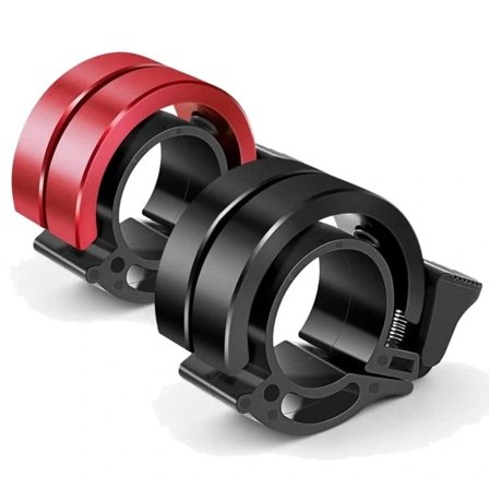 Cykelklokke 2-pak Aluminiumlegering Innovativ Cykelklokke med Høj Lyd Cykelstyr Kompatibel med 22,2-24mm til Mountainbike Landevejscykel