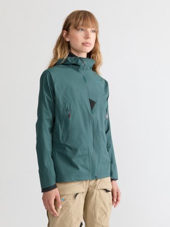 Klättermusen - Vingtor Hood Jacket Women's's - Dark Deep Sea - Women's - XS