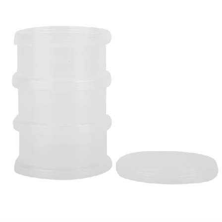 3 lag Negledekoration Sekvens Organiser Box Transparent Tom Nail Art Opbevaringsboks
