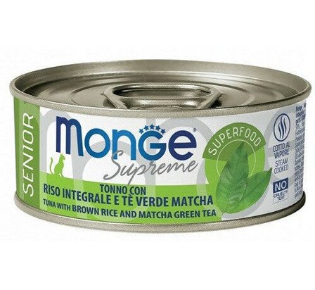 Monge Supreme Cibo Umido Tonno Con Riso Integrale/Tè Verde Matcha