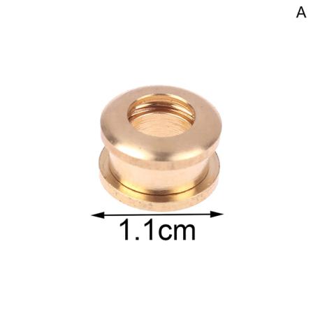 1 stk messing skrue tilbake eyelets med skive Grommets Leather Craft A