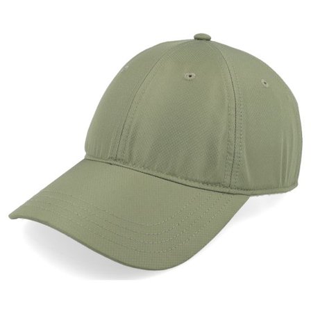 Lacoste - Grön unconstructed Keps - Casquette Khaki Dad Cap @ Hatstore