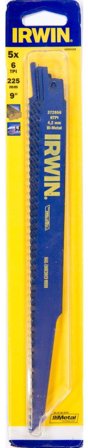 Irwin 10504158 Tigersågblad 225 mm, 6 TPI, 5-pack, Maskintillbehör & förbrukning