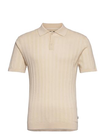 Jprblupeter Knit Polo Cream Jack & J S