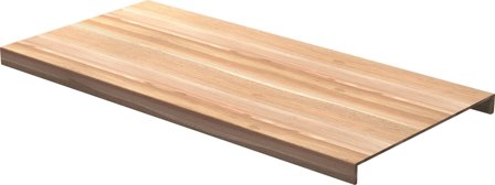 Lundbergs Rustic 80981 Dobbelttrinn 1300x590x8 mm, Trapper & rekkverk