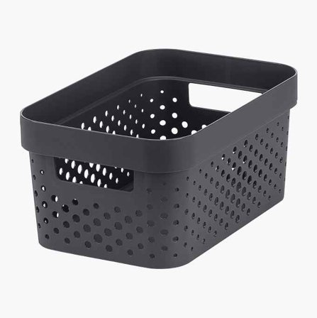 Förvaringslåda 4 5 liter grå