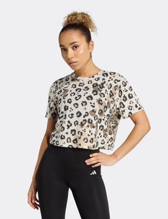 adidas Performance We T-Shirt Aop - Cream - XL