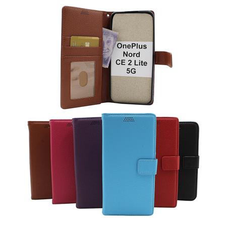 New Standcase Wallet Oneplus Nord Ce 2 Lite 5g Ljusblå