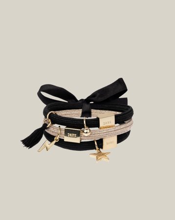 Dark Department Hair Ties 3 pk Charm Combo Svart Accessoarer Tjej - Kids Brand Store