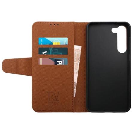 Samsung Galaxy S23 Plus 5G Plånboksfodral Extra Kortfack Rvelon - Brun Brun