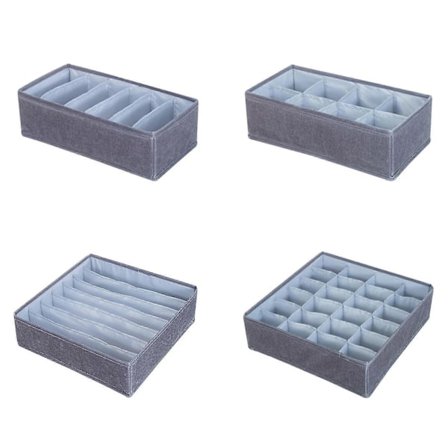 Undertøjsskuffeorganiser Intern Placering Af Hårde Opdelinger Skuffeopdeler Kollegium Trusse Sok