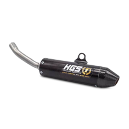 Tłumik HGS z końcówką z włókna węglowego czarny 2-suwowy - Husqvarna TC 125 2019-2022