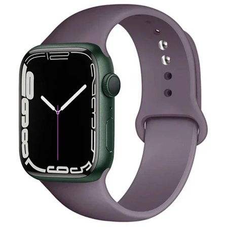 Silikonarmband för Apple Watch-armband 44mm 45mm 40mm 41mm 42-38mm 45 mm sportarmband iwatch serie 8 7 6 5 4 3 SE 9 Ultra 2 49mm