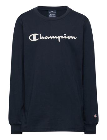 Long Sleeve T-Shirt Sweat-shirt Tröja Blå Champion
