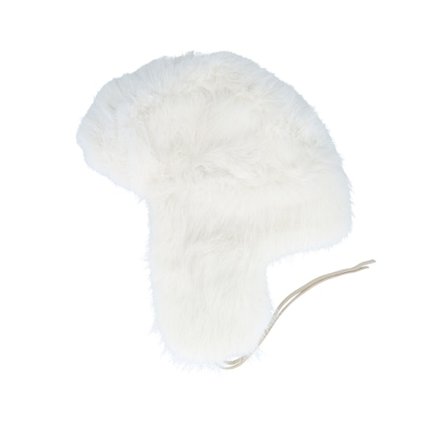 MJM Hats - White trapper Beanie - Faux Fur Off White Trapper @ Hatstore