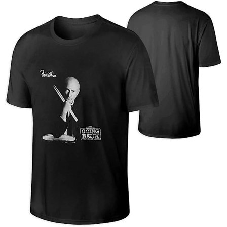 Sportkläder herr kortärmad skjorta, Phil Collins herr crewneck T-shirt