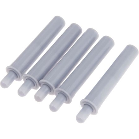 Skab Tryk Lukninger, Grå Blød Stille Lukning, Plastik Dæmper Buffer Tryk