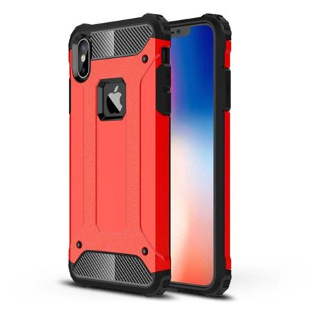 Iphone Xs Max Mobilskal Plast Silikon - Röd