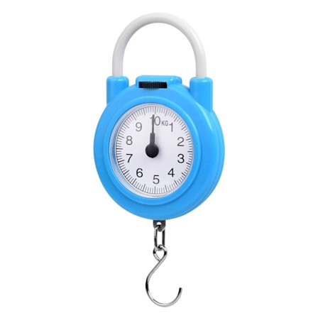 Matkatavaravaaka, Max 10 kg Kuormavaaka Pieni ja Kannettava Mukavalla Otteella Matkoille ja Työhön