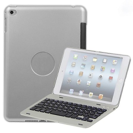 F1+ För iPad mini 5 / 4 Laptopversion Plast Bluetooth Tangentbord Tablet Fodral
