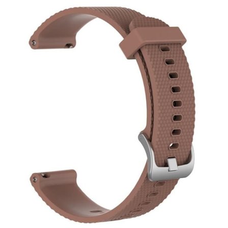 Brun Silikonarmband för Vivoactive 3 GPS-klocka (L) - Khaki