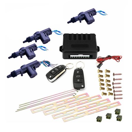 Bil Sikkerhedsopgraderinger med Fjernbetjent Nøglefri Centraldørlås & Bagagerumsåbningssystem Omfattende Bil Centrallåsesæt