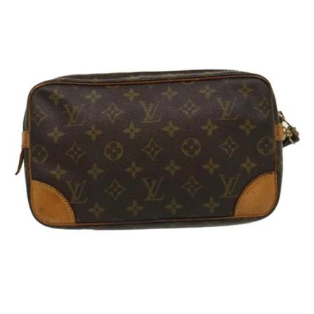 Louis Vuitton Vintage, Pre-owned Canvas Marly Dragonne Bruin, Dames, Maat:ONE Size