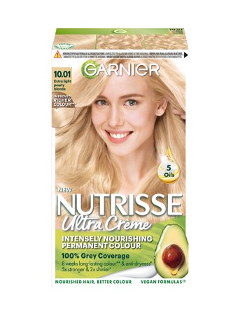 Garnier Garnier Nutrisse Ultra Crème 10.1 Extra Light Pearly Blonde - Nude - 1 stk