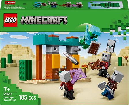 Lego Minecraft De Udstødtes Ørkenpatrulje Gamingsæt iil Børn 2126, Børn & Forældre, Motorik & Bevægelse, Klodser Og Stabletårne