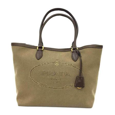 Prada Vintage, Tote Bags Beige, Dames, Maat:ONE Size
